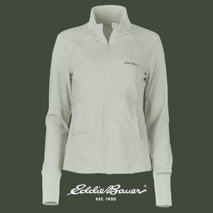 $90 NWT Eddie Bauer Women's Full Zip Jacket Sage Green